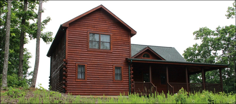 Professional Log Home Borate Application  Trumbull County, Ohio