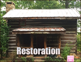Historic Log Cabin Restoration  Trumbull County, Ohio